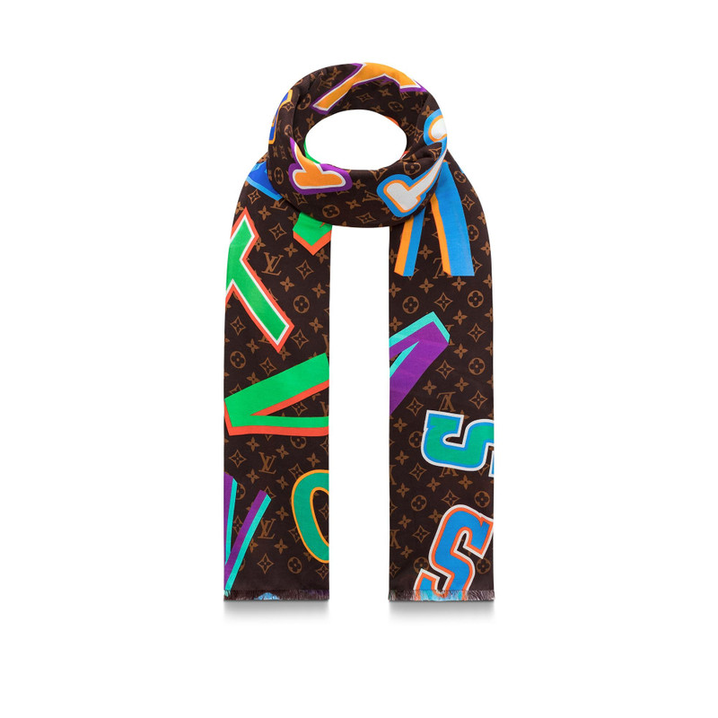 LV x NBA Letters Stole 5