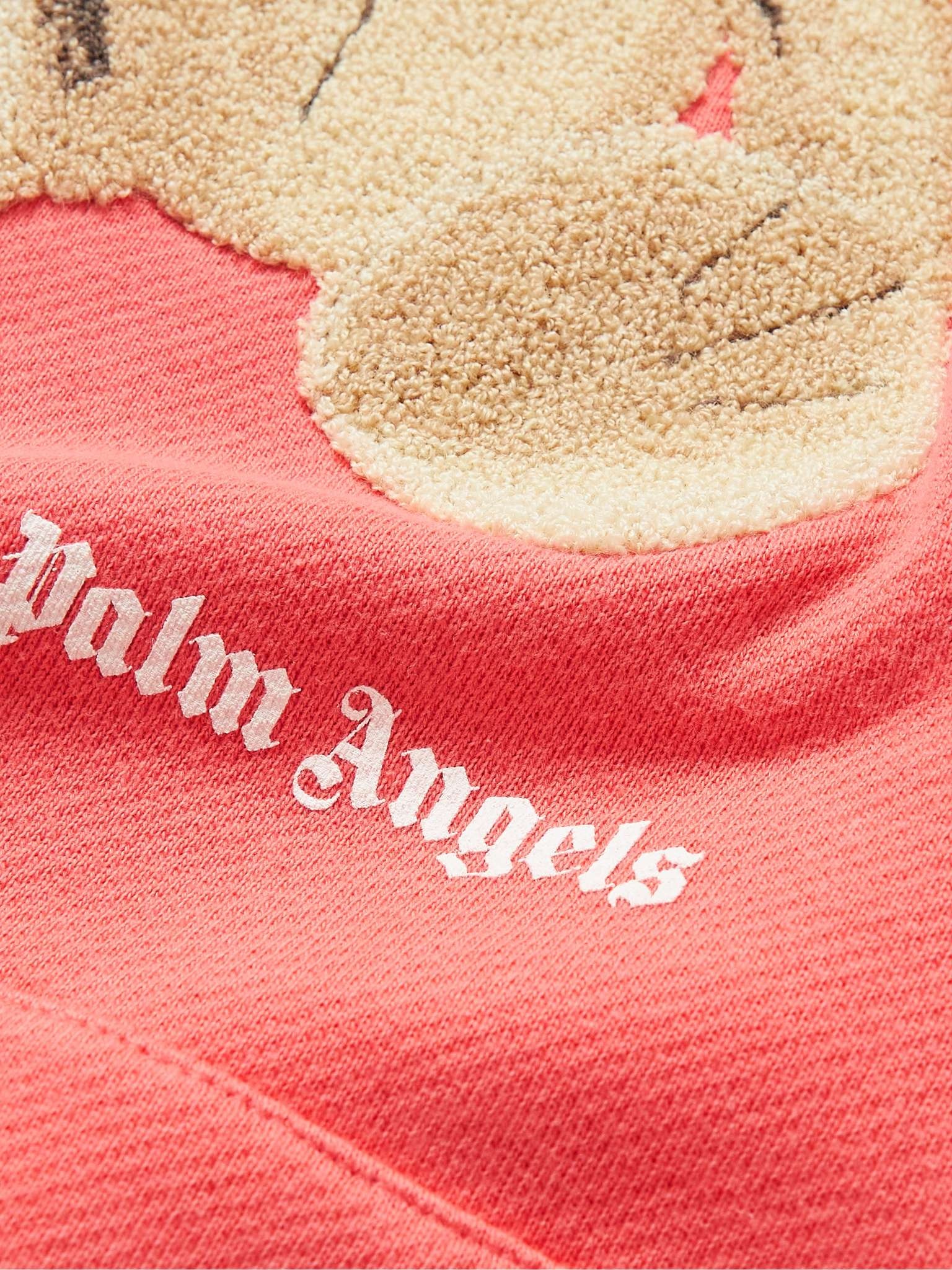 Logo-Print Appliquéd Cotton-Jersey Hoodie - 3