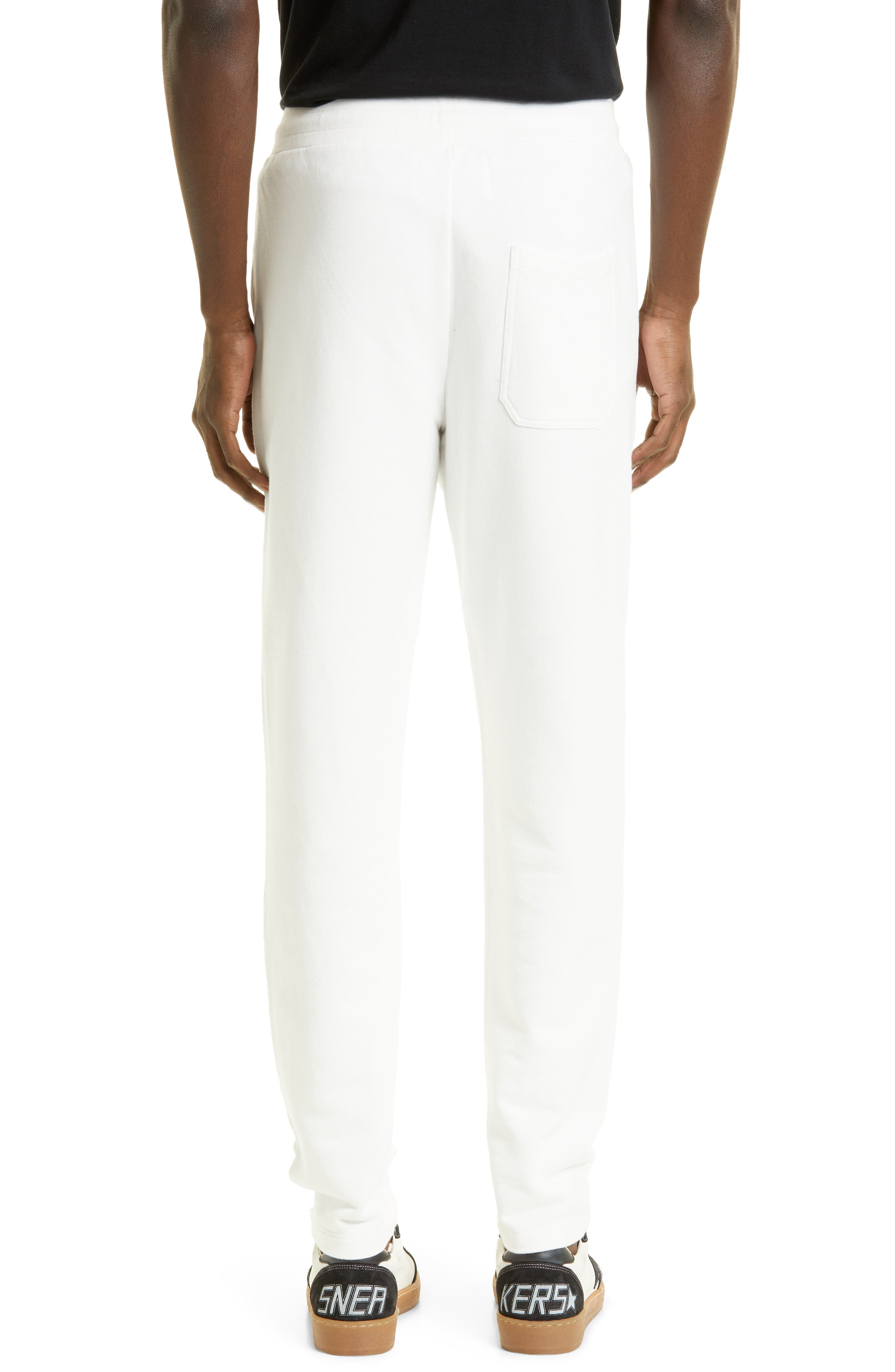 Golden Goose Broken Star Cotton Sweatpants in Vintage White/Black at Nordstrom - 3