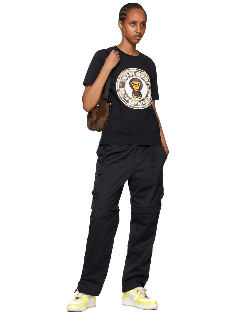 A BATHING APE® Black Milo Busy Works T-Shirt outlook