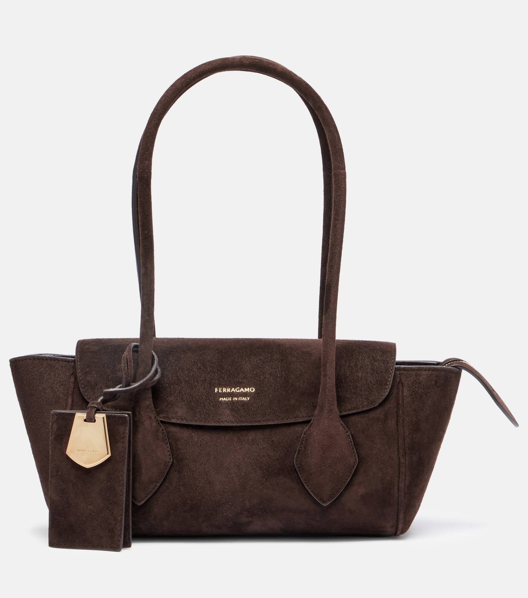 Firenze Small suede tote bag - 1