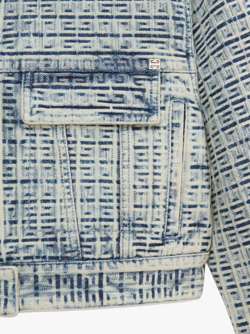 SHORT JACKET IN 4G DENIM 6