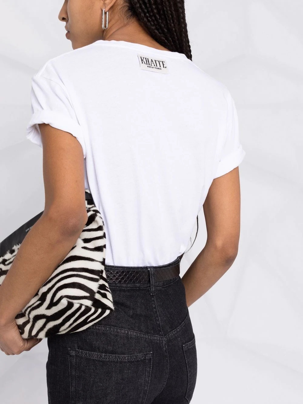 cotton logo-appliqué T-shirt - 5
