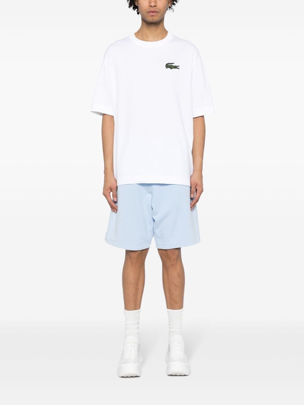 logo-appliquÃ© cotton T-shirt - 3