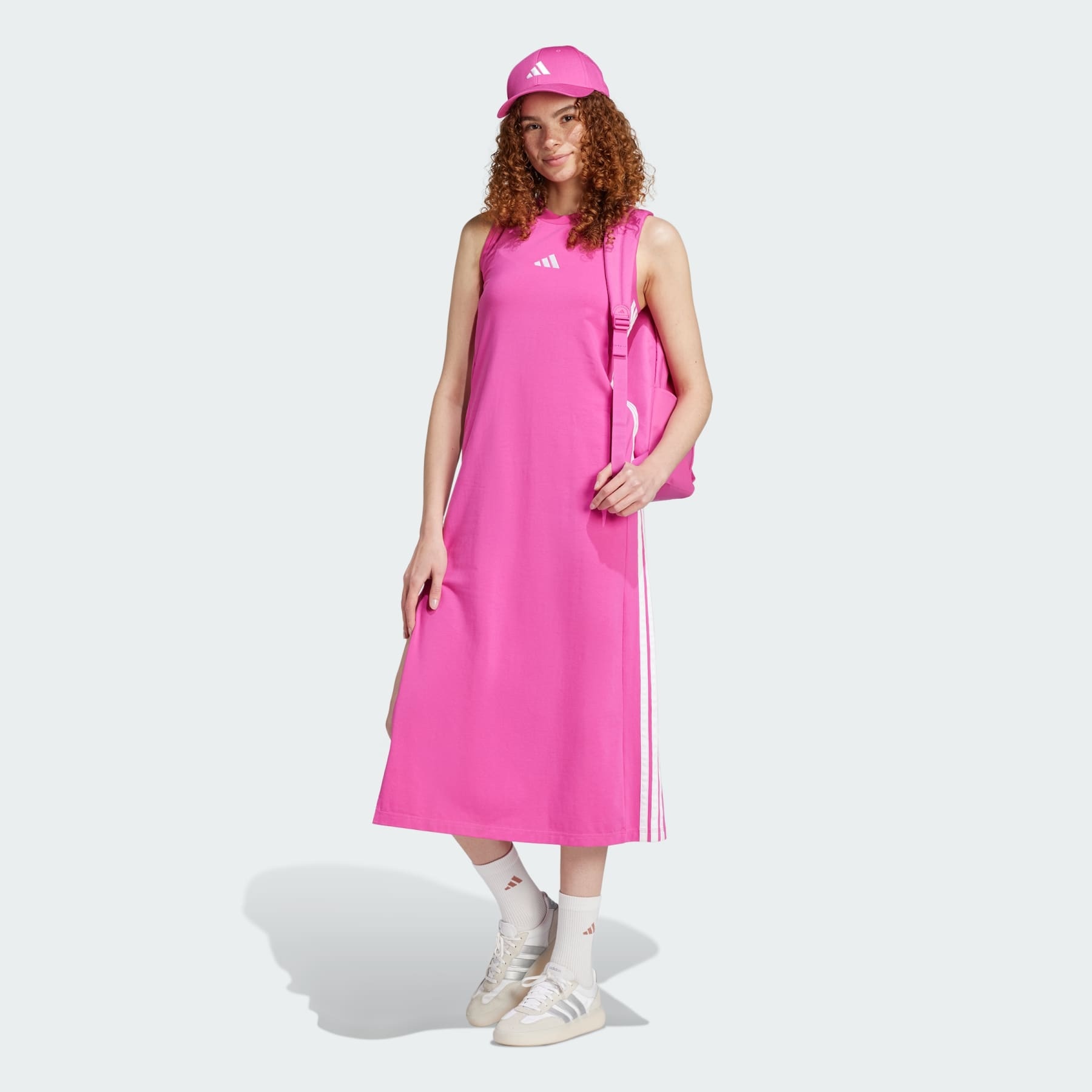Essentials 3-Stripes Long Racerback Dress - 5