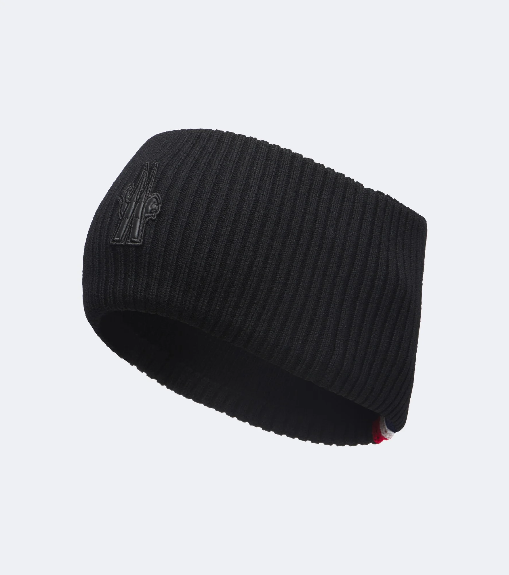 Logo virgin wool headband - 1