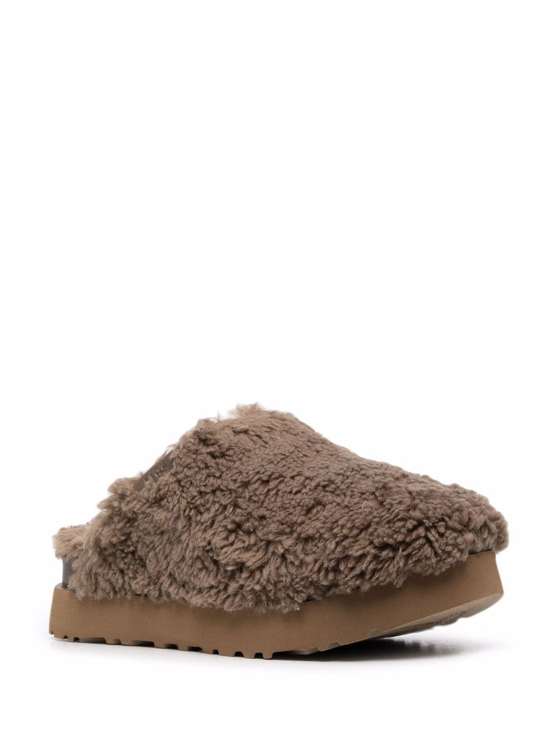 UGG platform shearling slippers outlook