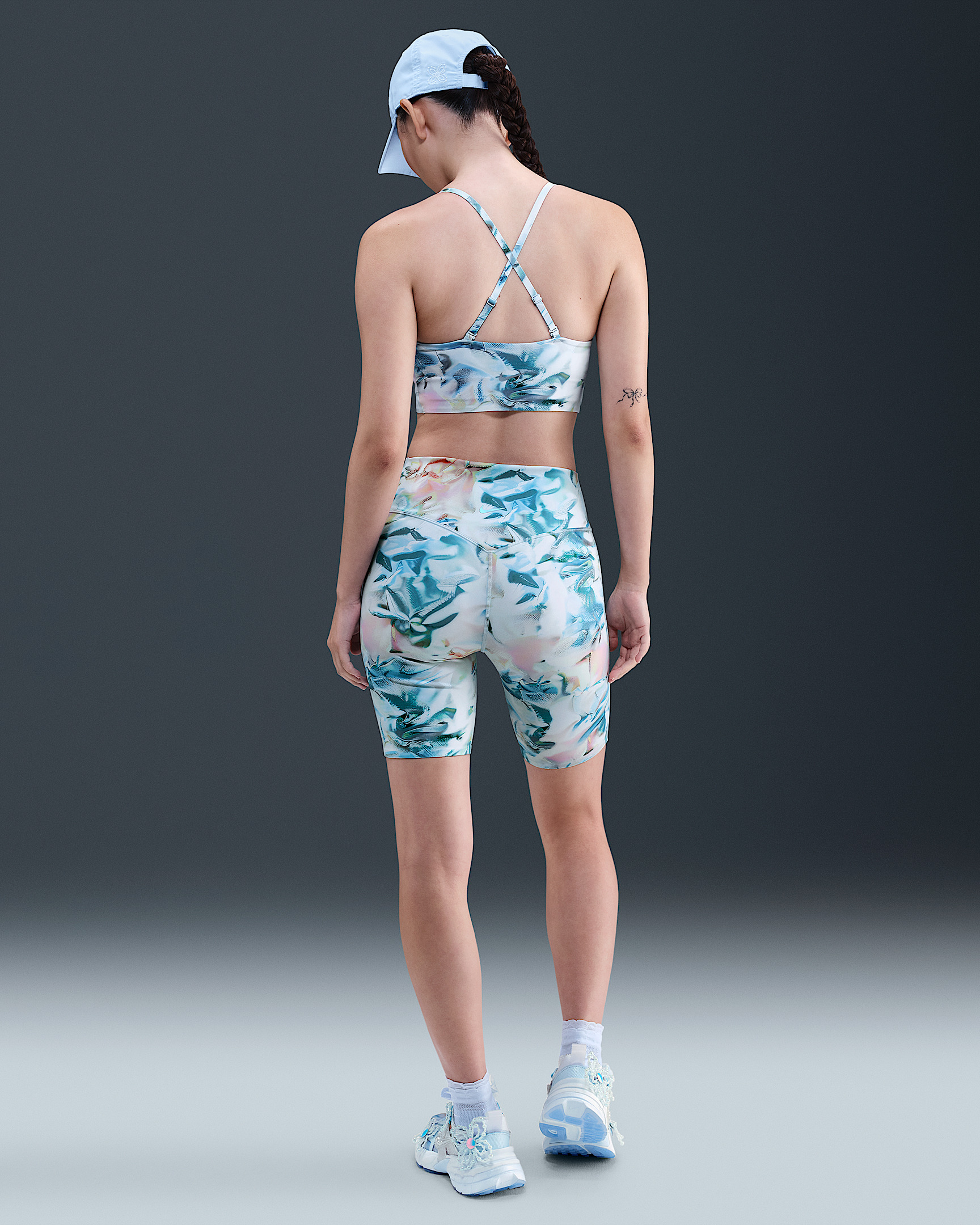 Nike Universa Women's Artist Collection High-Waisted 8" Biker Shorts - 4