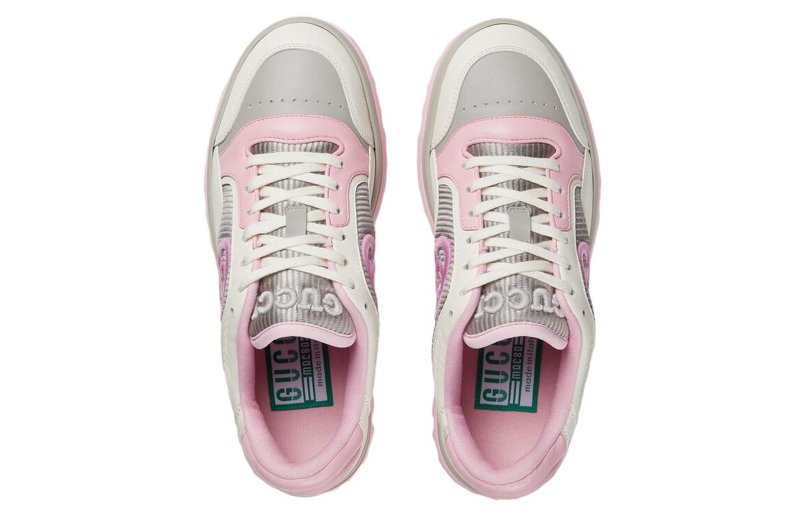 (WMNS) Gucci MAC80 sneaker 'Beige Grey Pink' 747954-AACNW-9160 - 3