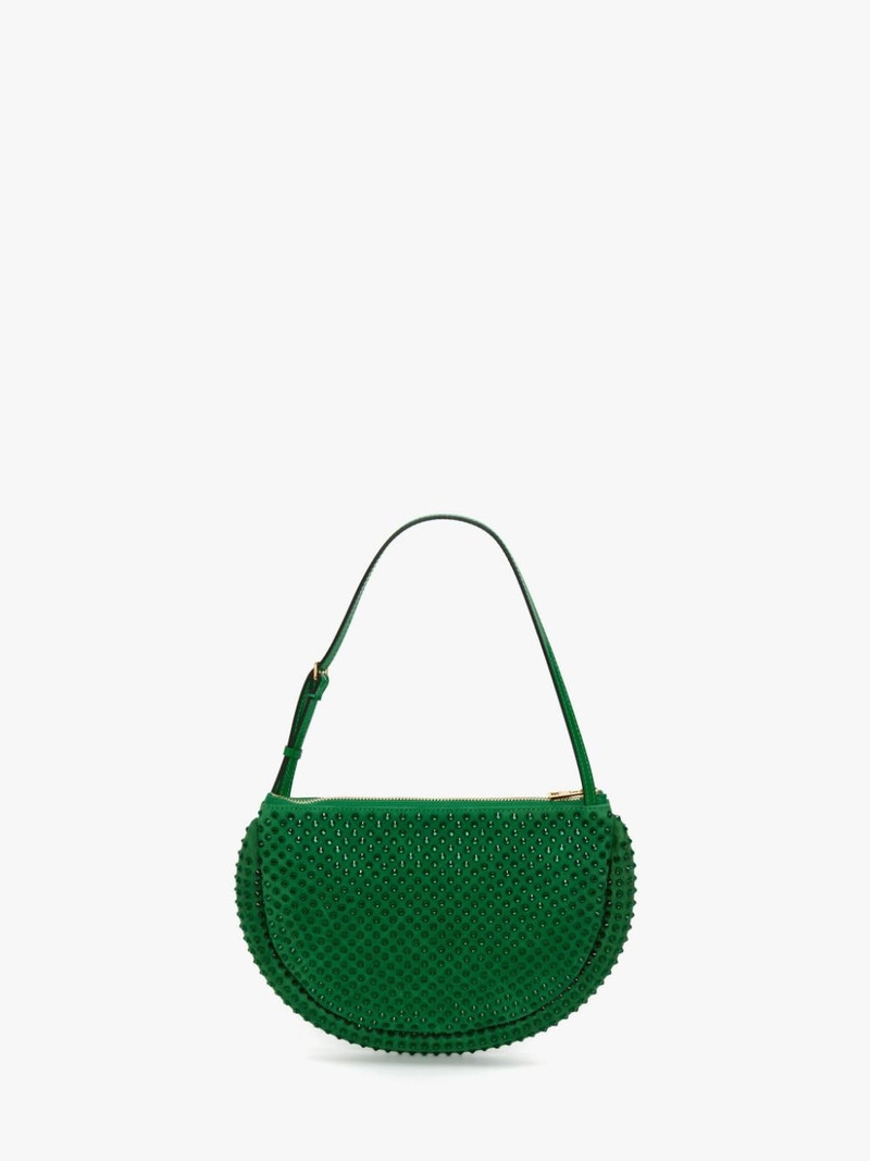 BUMPER MOON LEATHER SHOULDER BAG WITH CRYSTAL 5