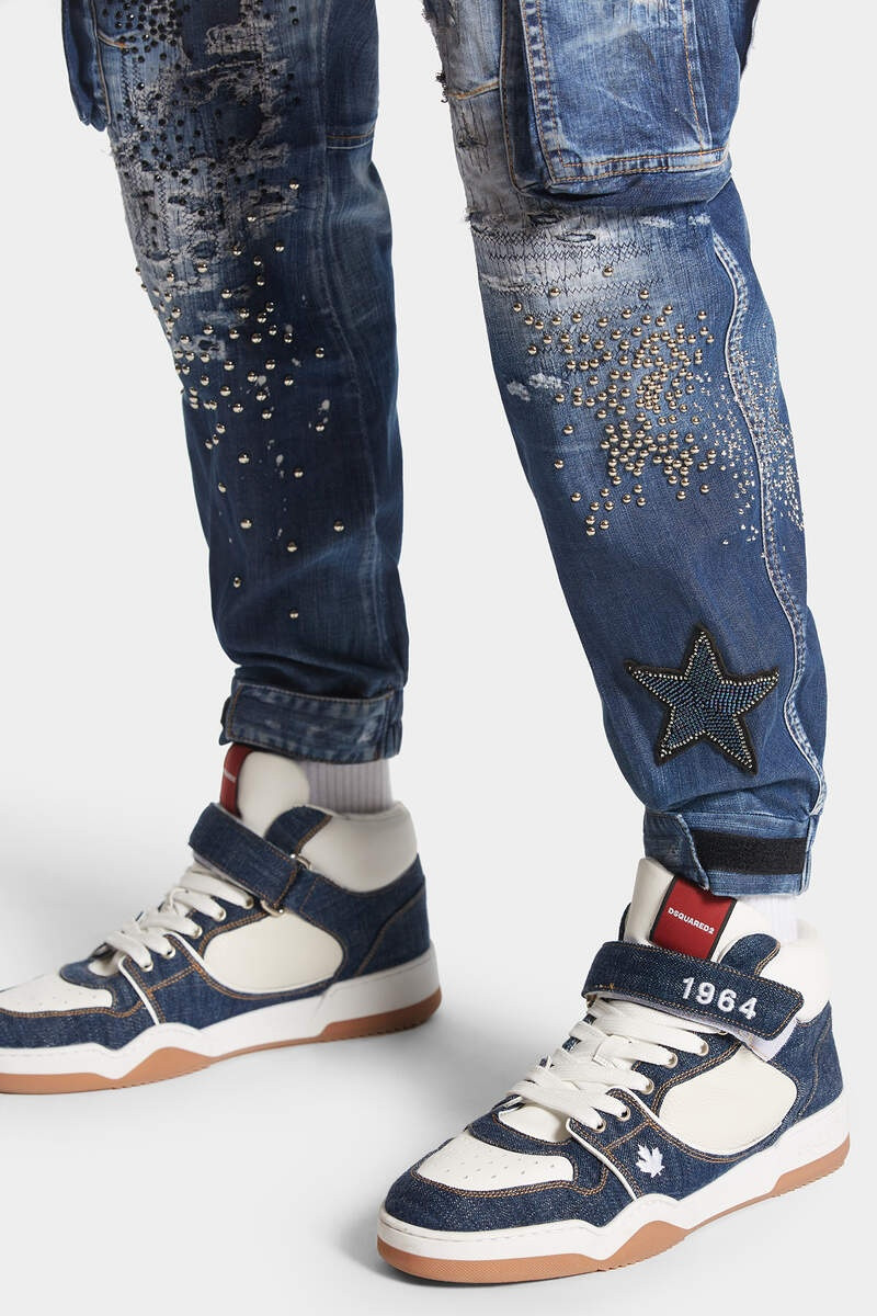 DENIM CARGO PANTS 9