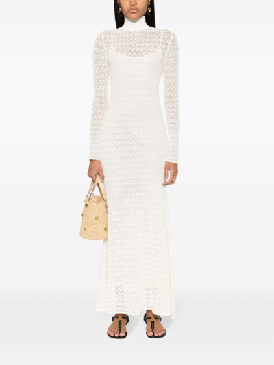 TOM FORD open-knit maxi dress outlook