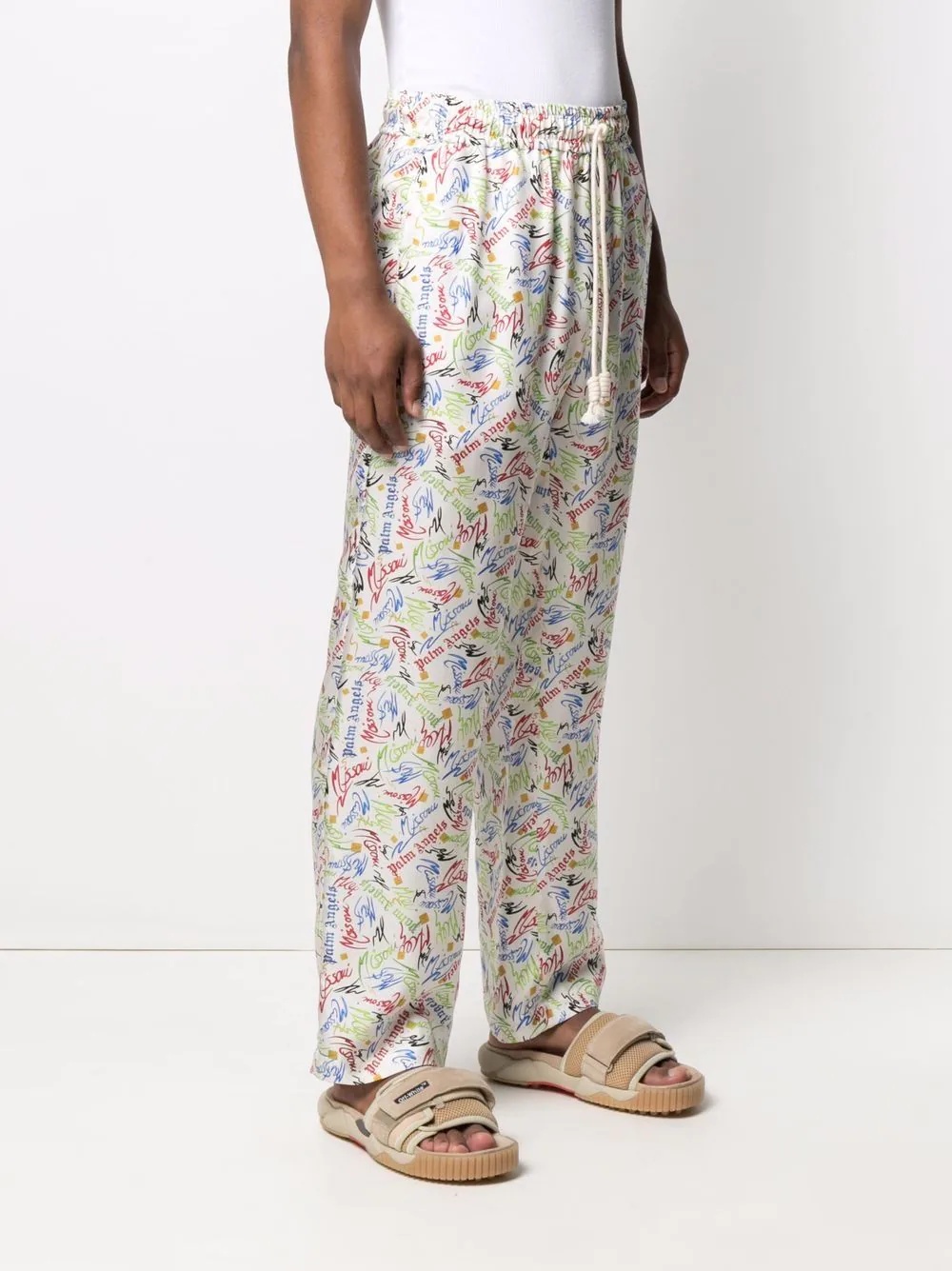 x Missoni Scribble-print straight-leg trousers - 3