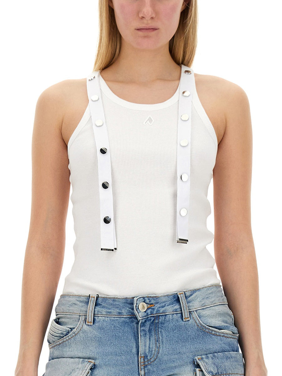 The Attico Women Jersey Tank Top - 4