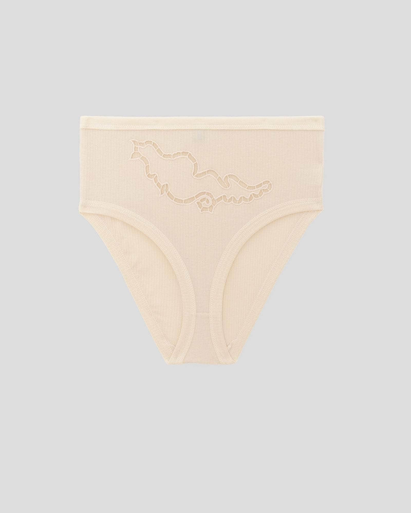Ponte Highwaist Pants - Organic Cotton Rib 5