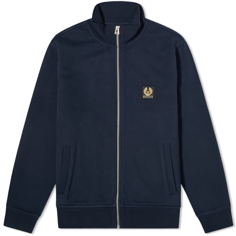 Belstaff Patch Logo Zip Sweat - 1