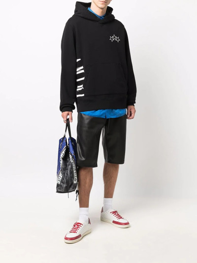 AMIRI star-print logo hoodie outlook