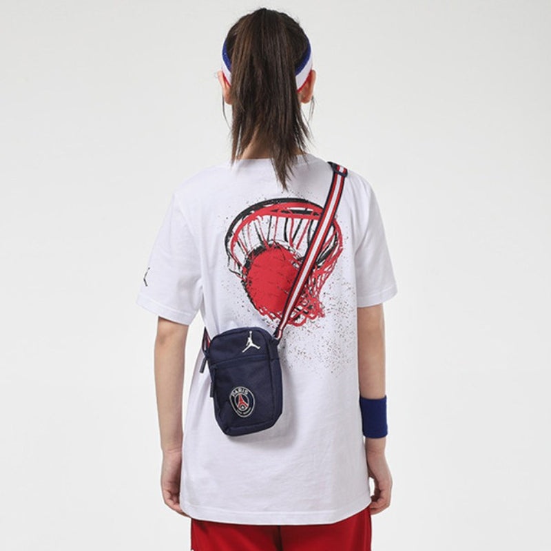 Air Jordan Paris Saint Germain Shoulder Bag 'Navy' JD2123008GS-001 - 4