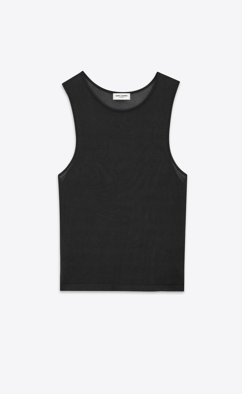 crop tank top in knit - 1