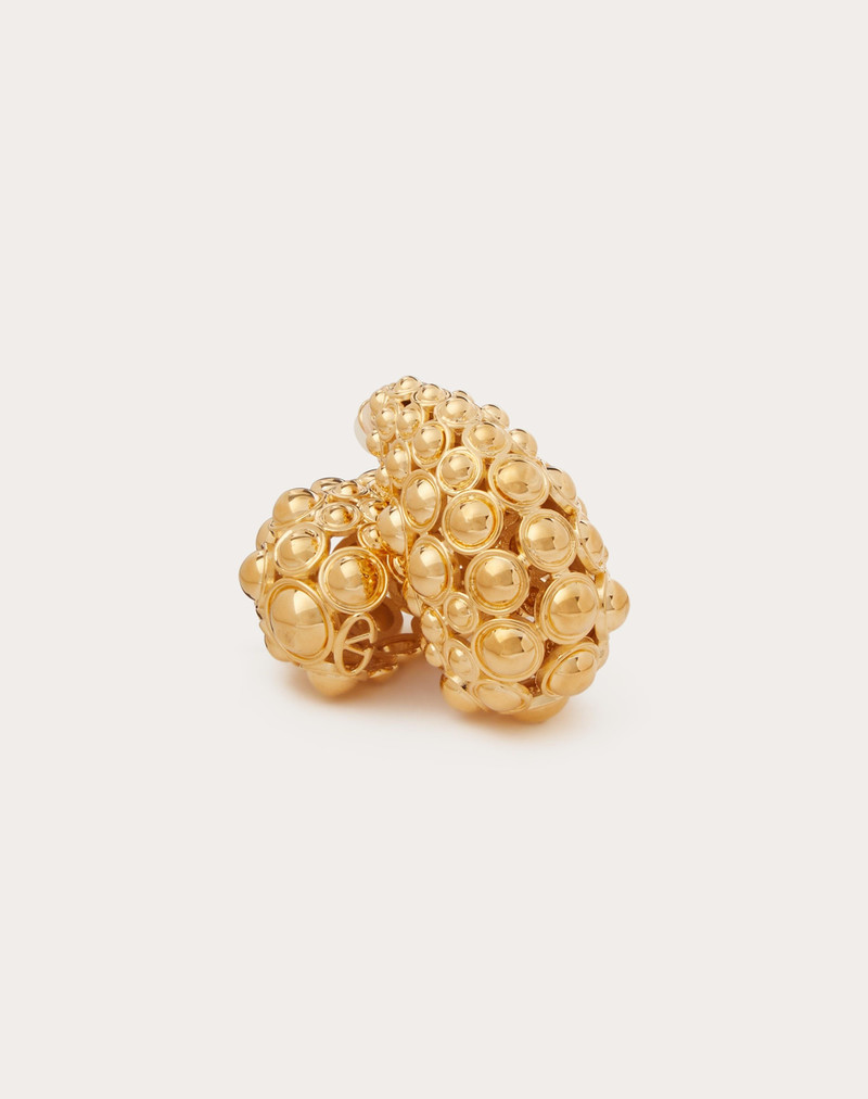 METAL PINEAPPLE EARRINGS - 1