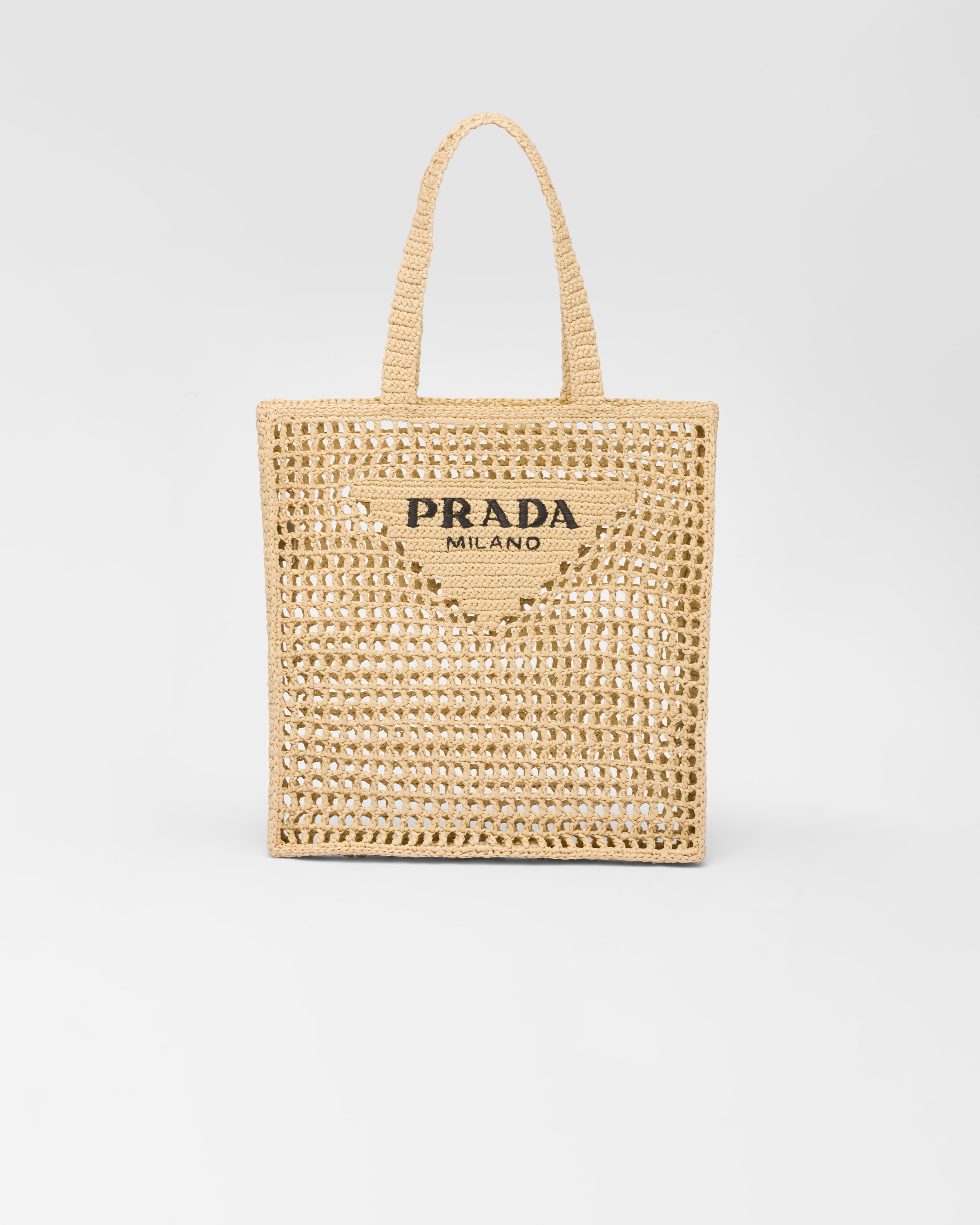 Crochet tote bag with logo - 1