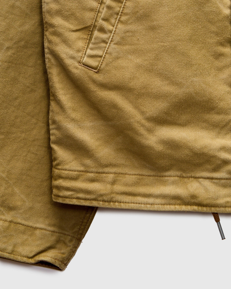 Corduroy Collar Bower Deck Jacket in Khaki Drab 7