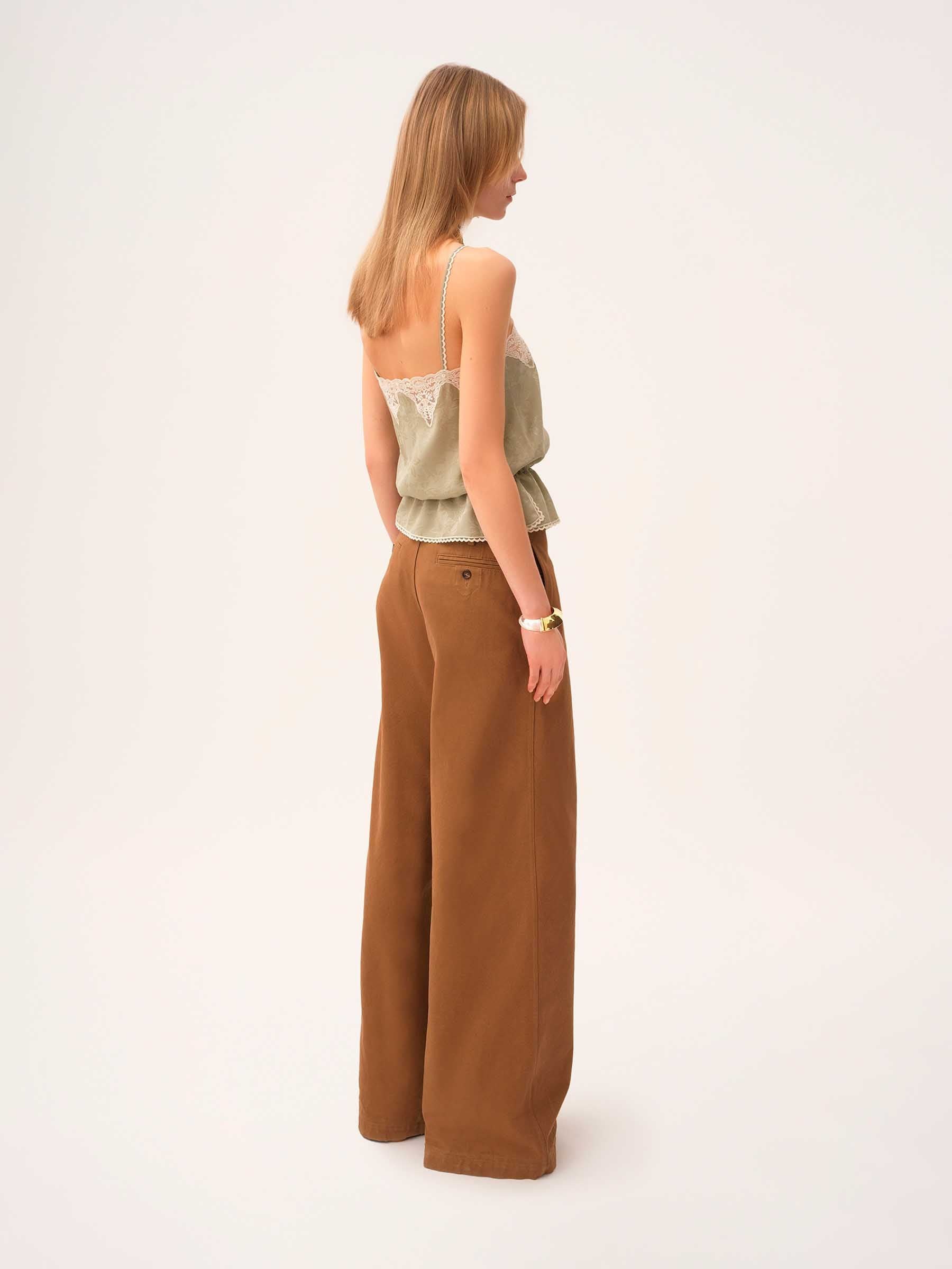 WIDE COTTON TROUSERS - 3
