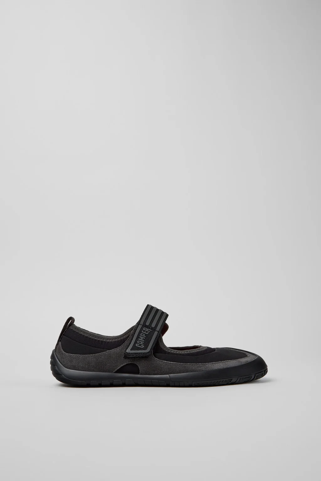Peu Path+ Black Suede and Textile Ballerinas for Women. - 1