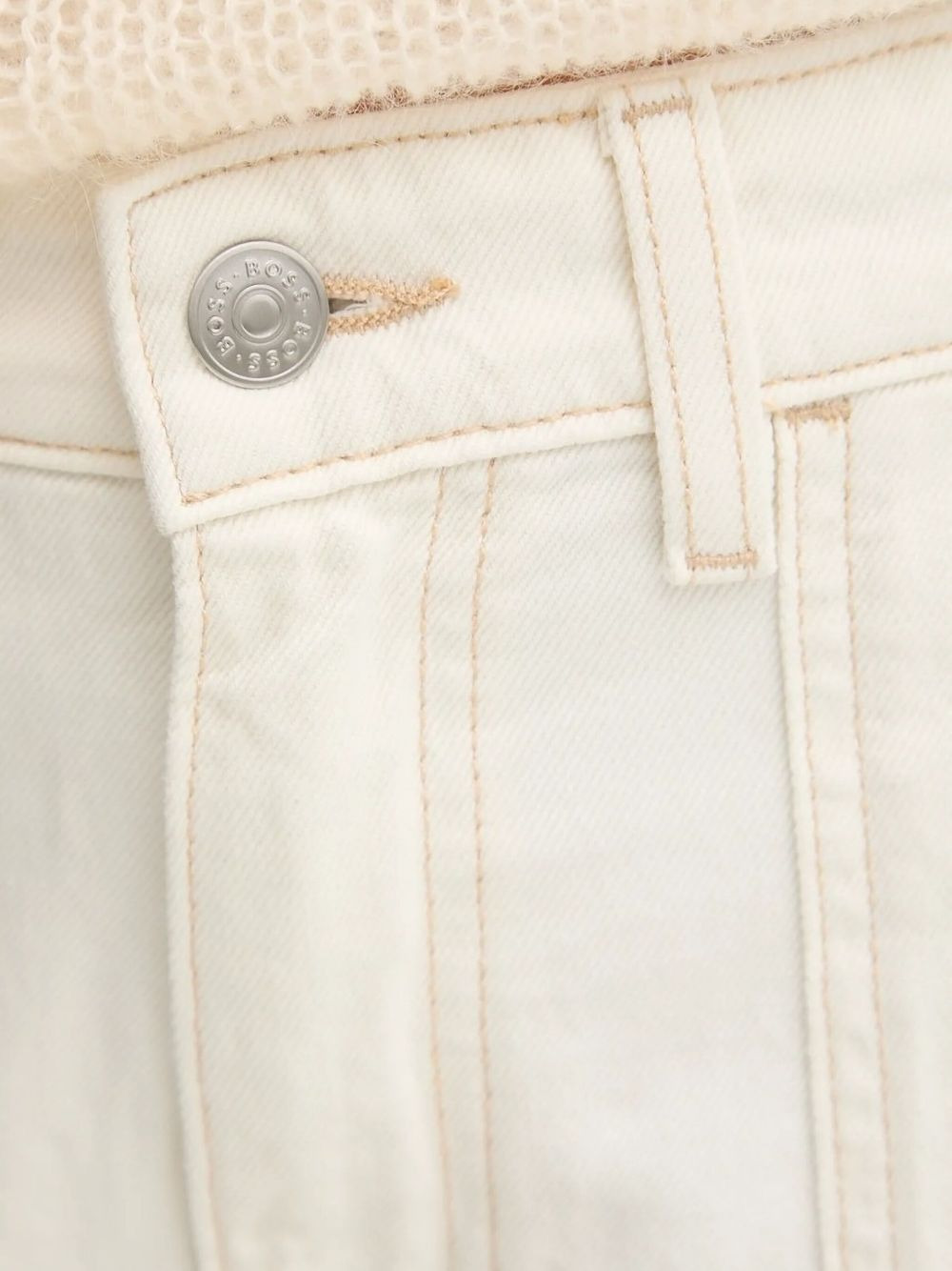 contrast-stitch jeans - 3