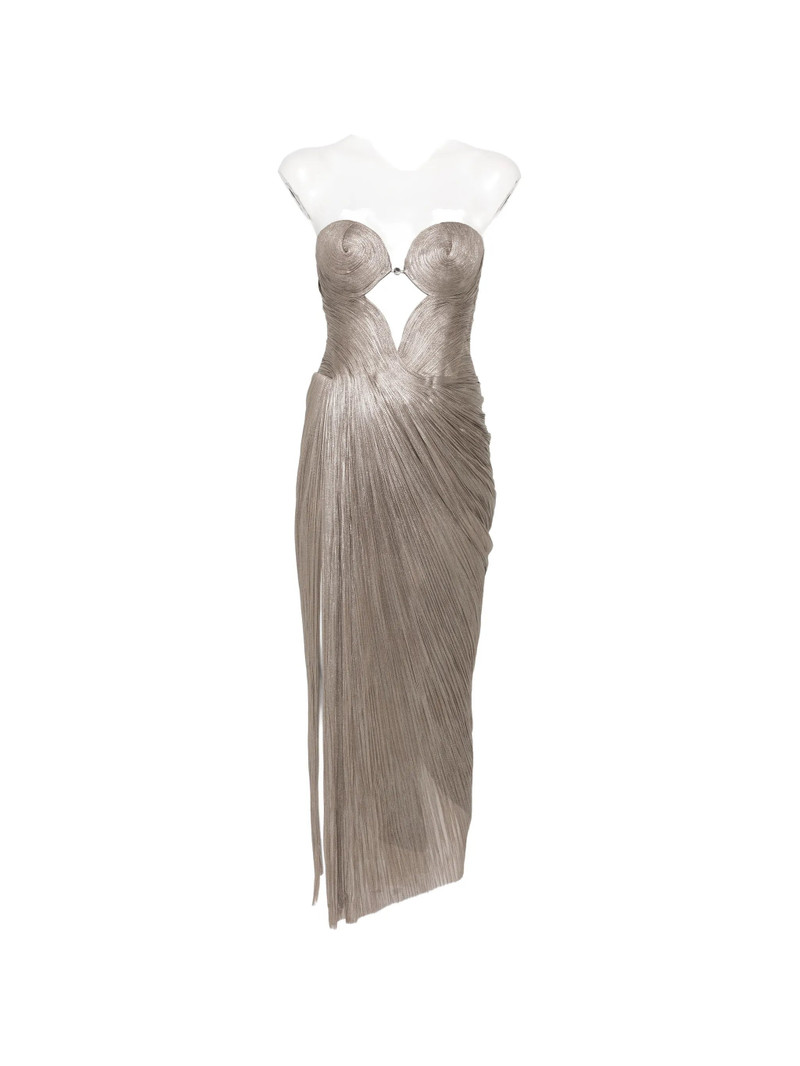 Maria Lucia Hohan Cut-out Lace-up Maxi Dress 1