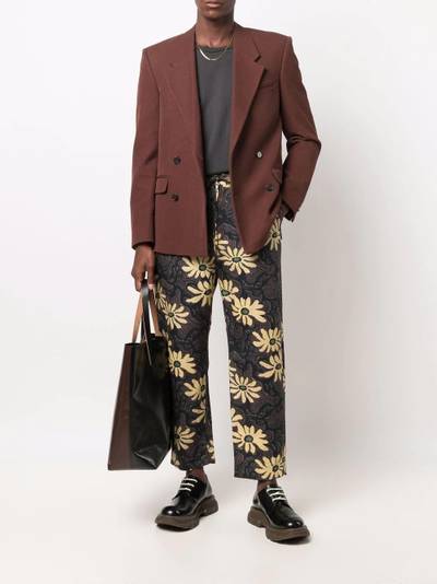 Nanushka all-over floral print trousers outlook