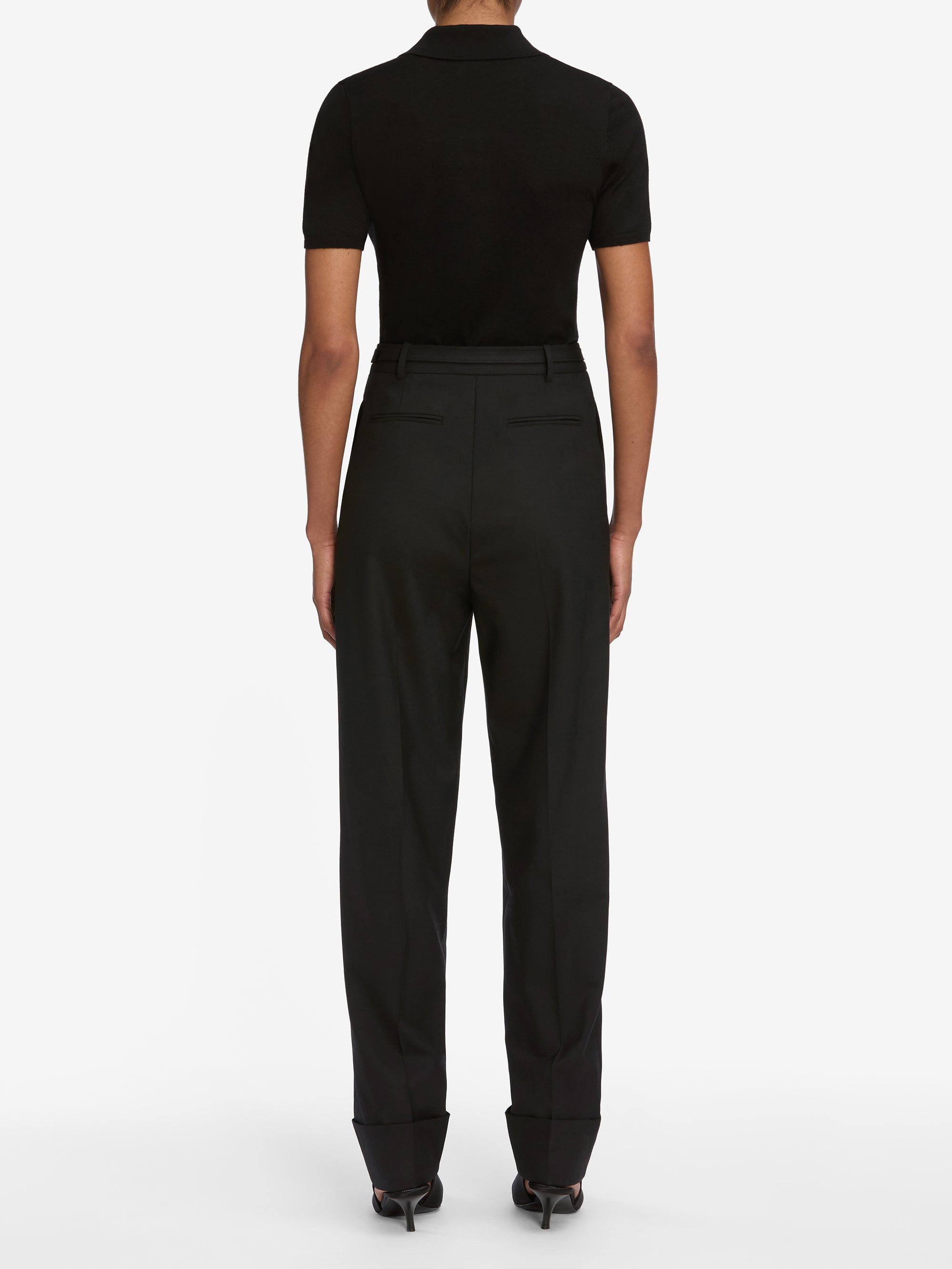 The Smart Polo in Black - 6