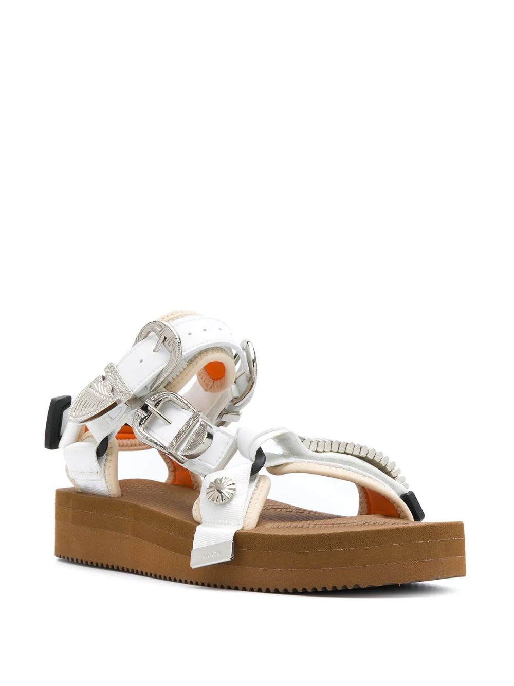 platform side buckle sandals - 2