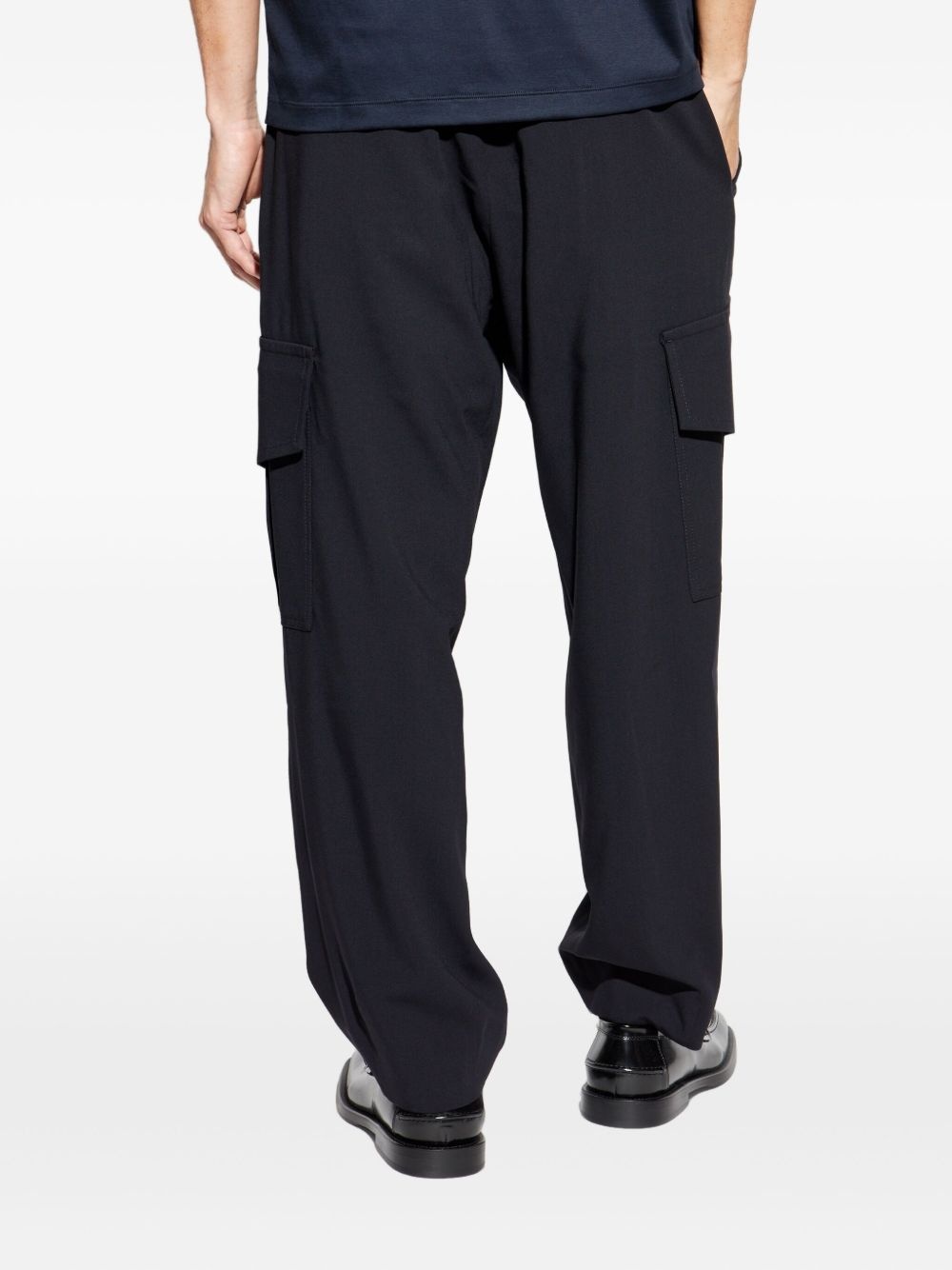 pleated cargo pants - 4