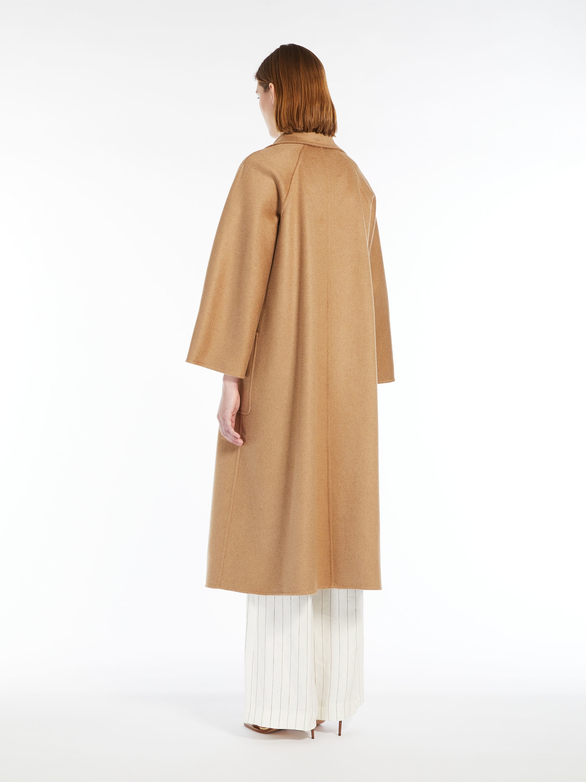 Max Mara LUDMILLA BELTED CASHMERE MIDI COAT | biffi | REVERSIBLE