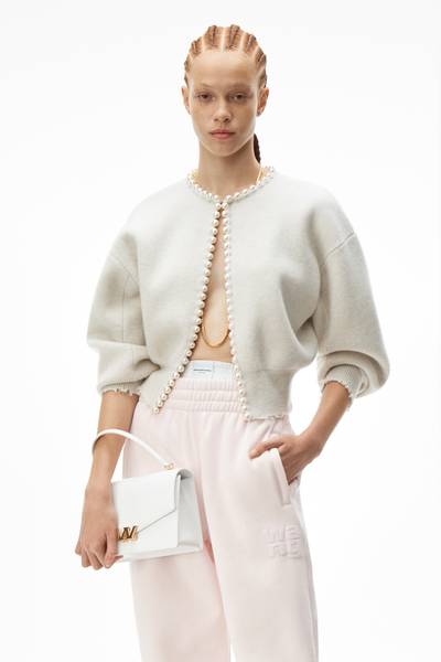 Alexander Wang PEARL PLACKET CARDIGAN outlook