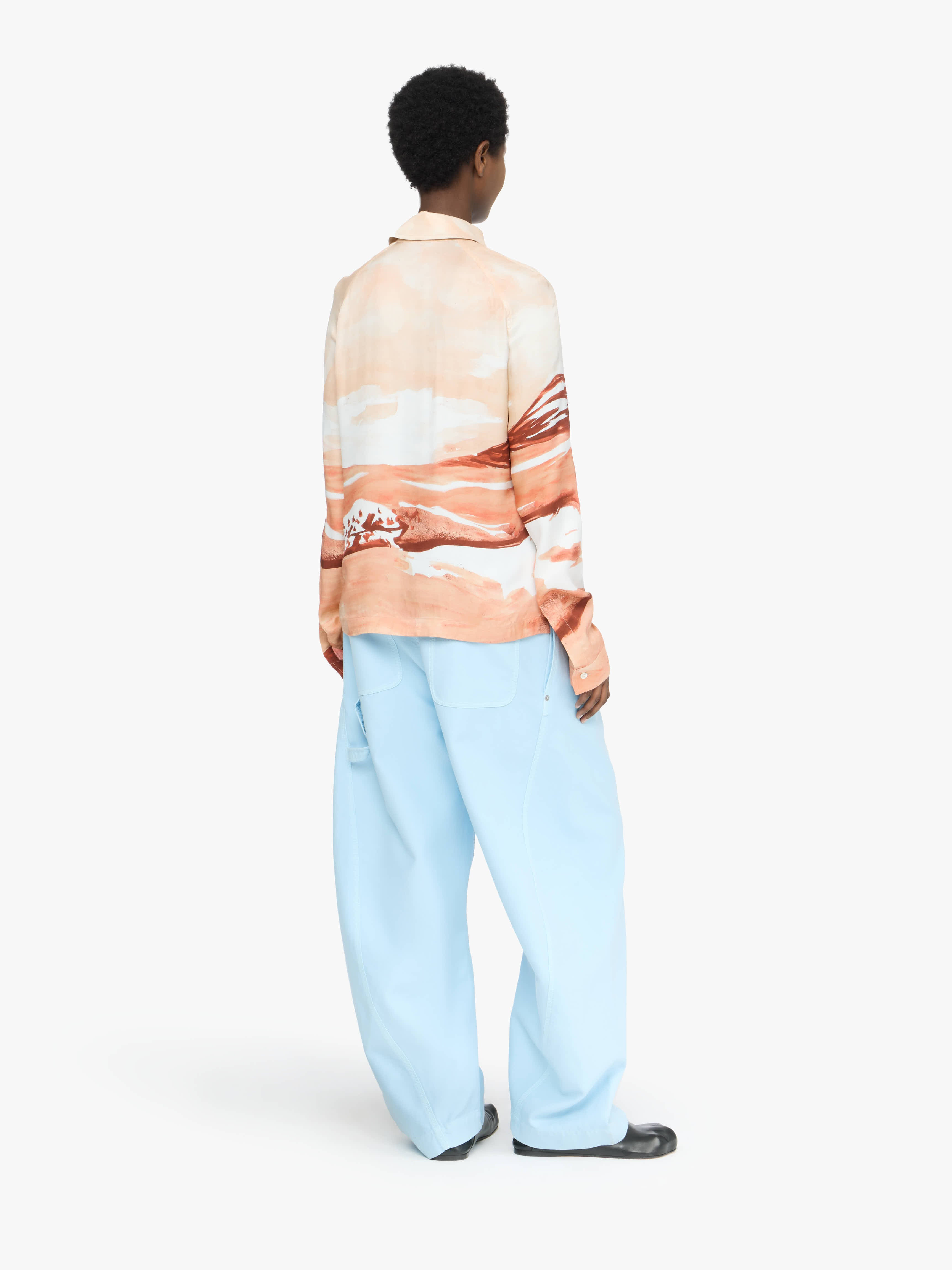 LONG SLEEVE POLO TOP - 3