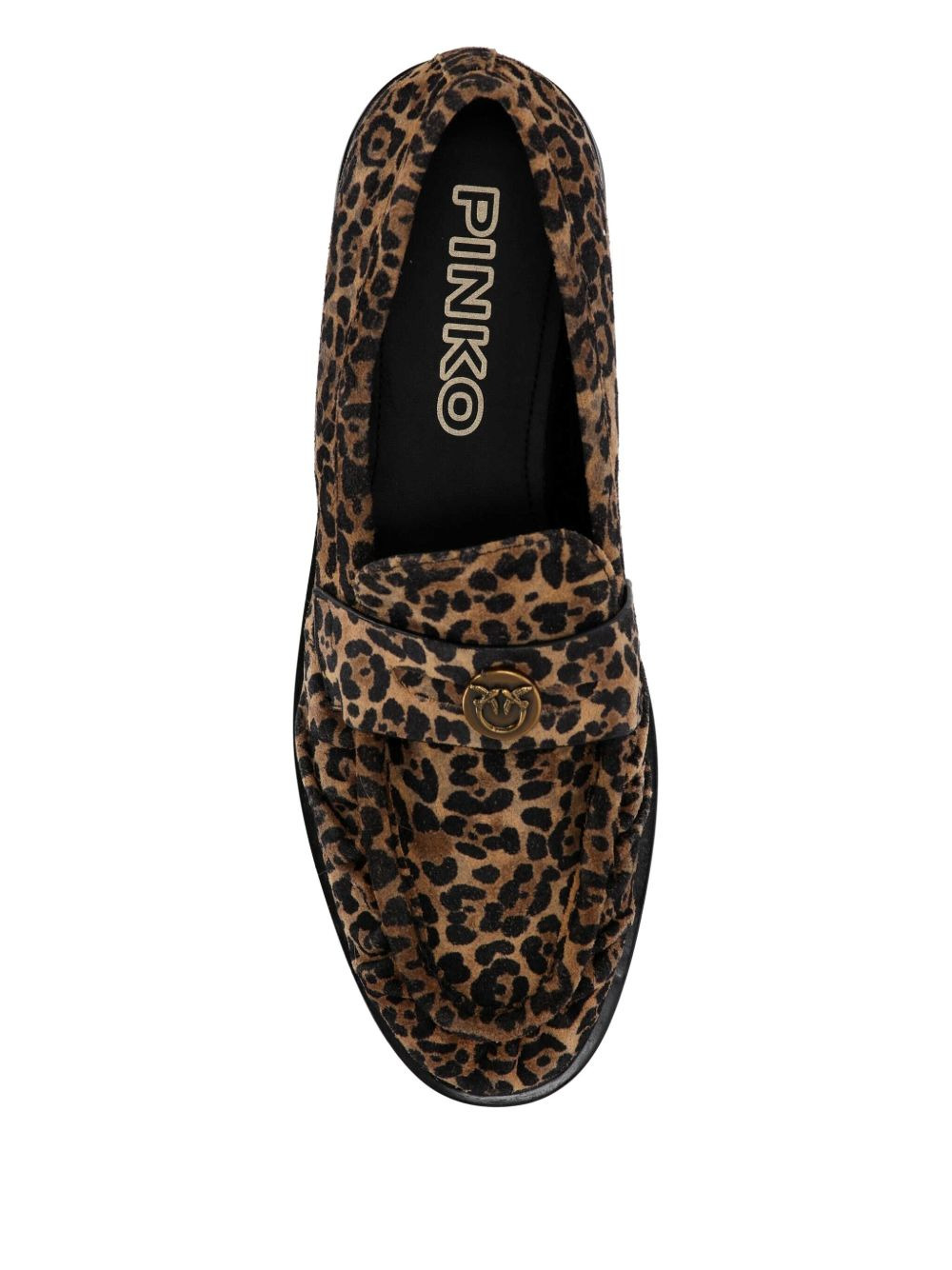 leopard-print tassel loafers - 4