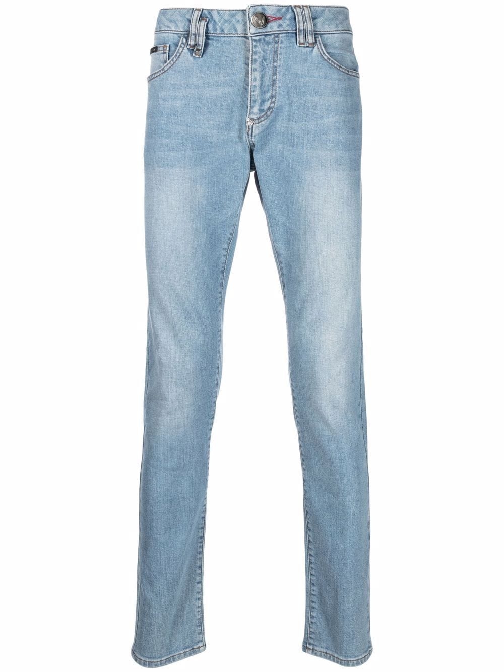 logo slim-fit jeans - 1