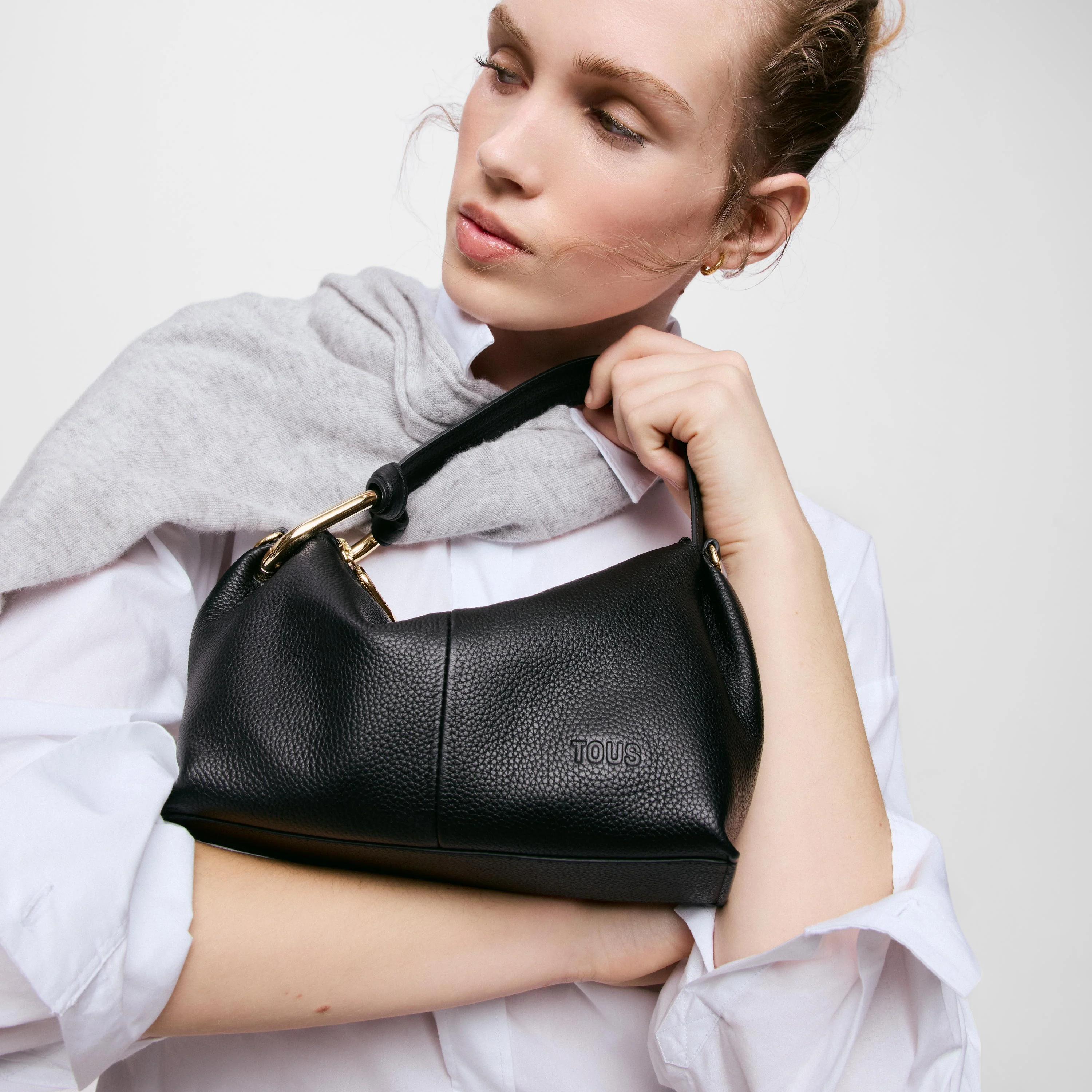 Black Crossbody leather bag TOUS Hold - 1