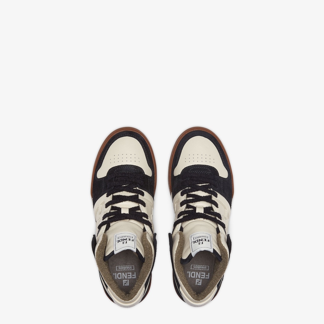 Black leather high-tops - 4
