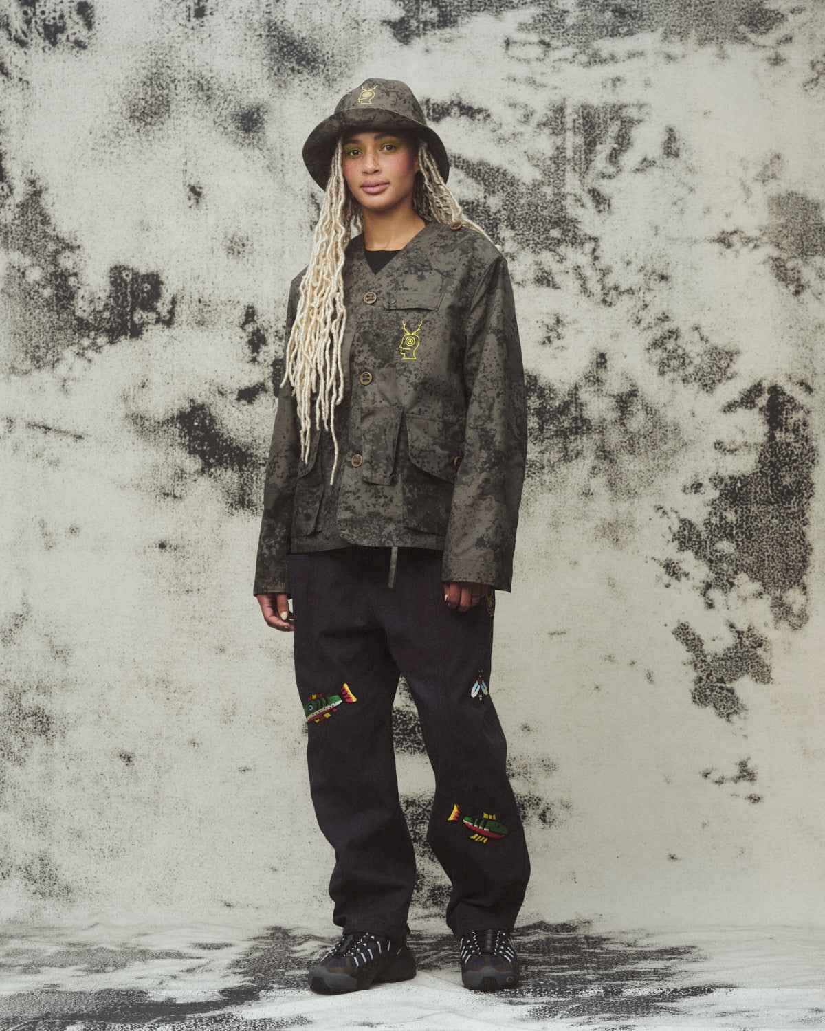 Brain Dead x South2 West8 Fishing Pant - Slate - 6