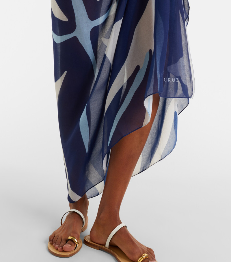 Luana printed beach cover-up 4