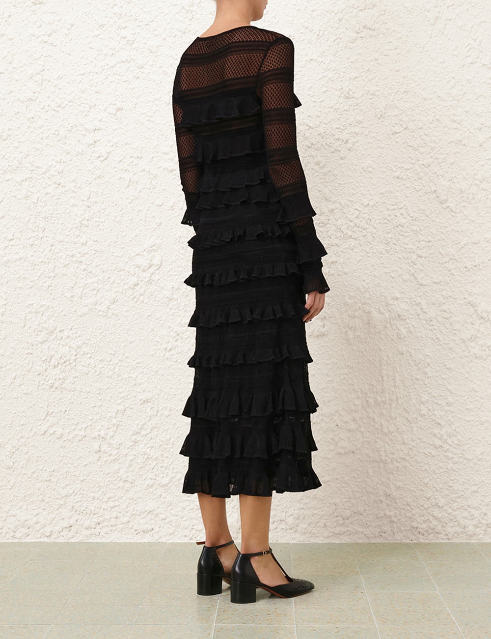 ILLUSTRATION FRILLED SKIRT - 4