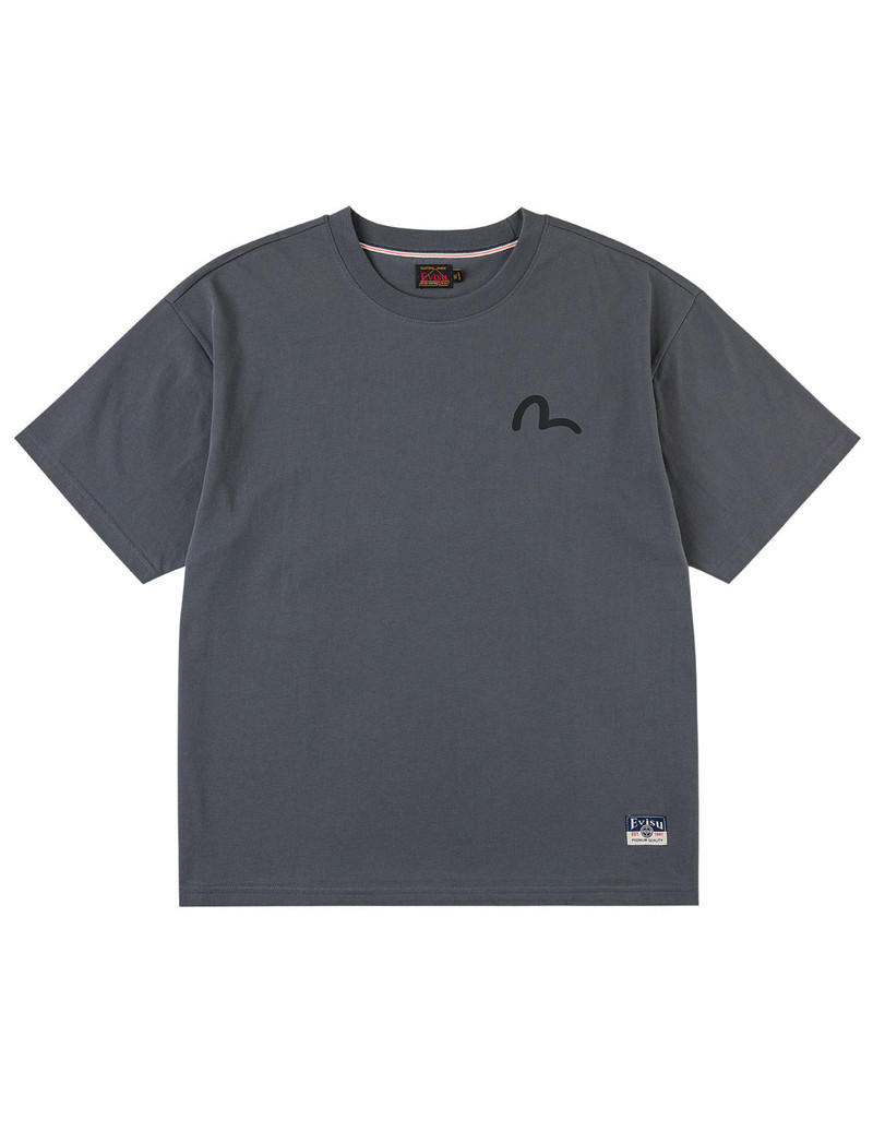EVISU Godhead and Kite Daruma Kerchief Print T-shirt outlook