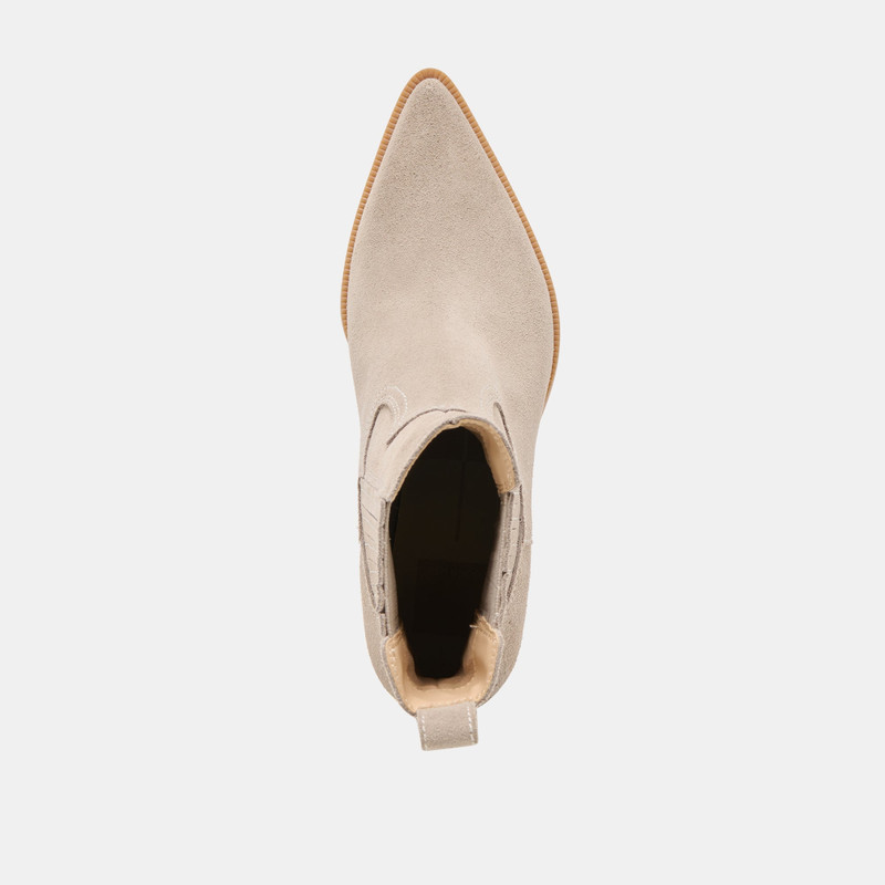 SLIM BOOTIES TAUPE SUEDE 8