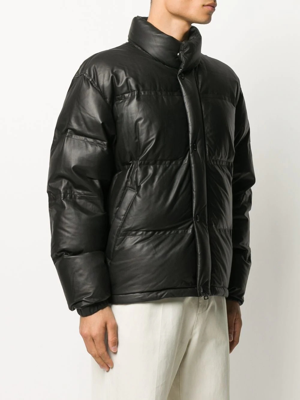 padded high-neck jacket - 3