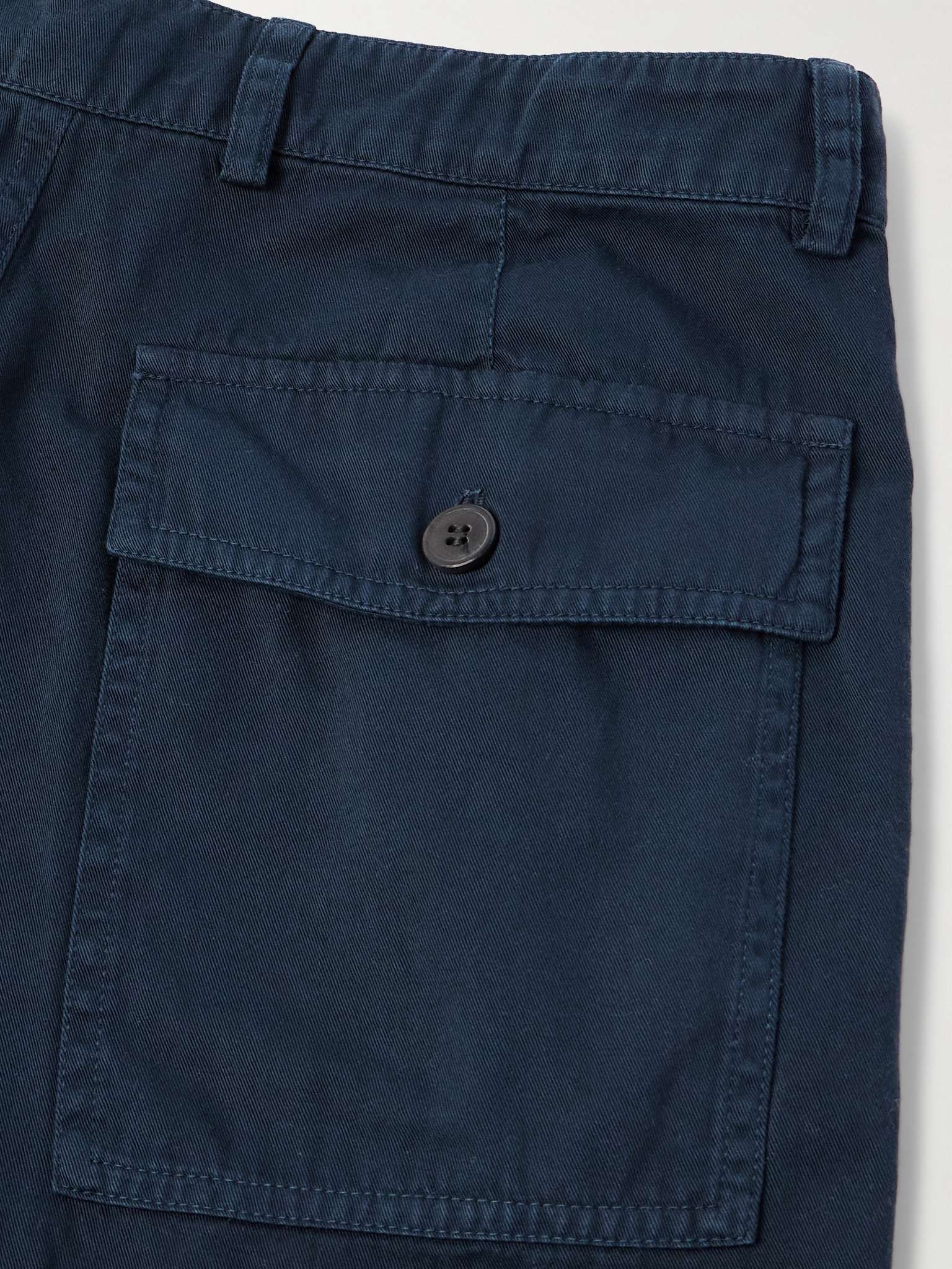 Slim-Fit Cropped Cotton-Jersey Trousers - 5