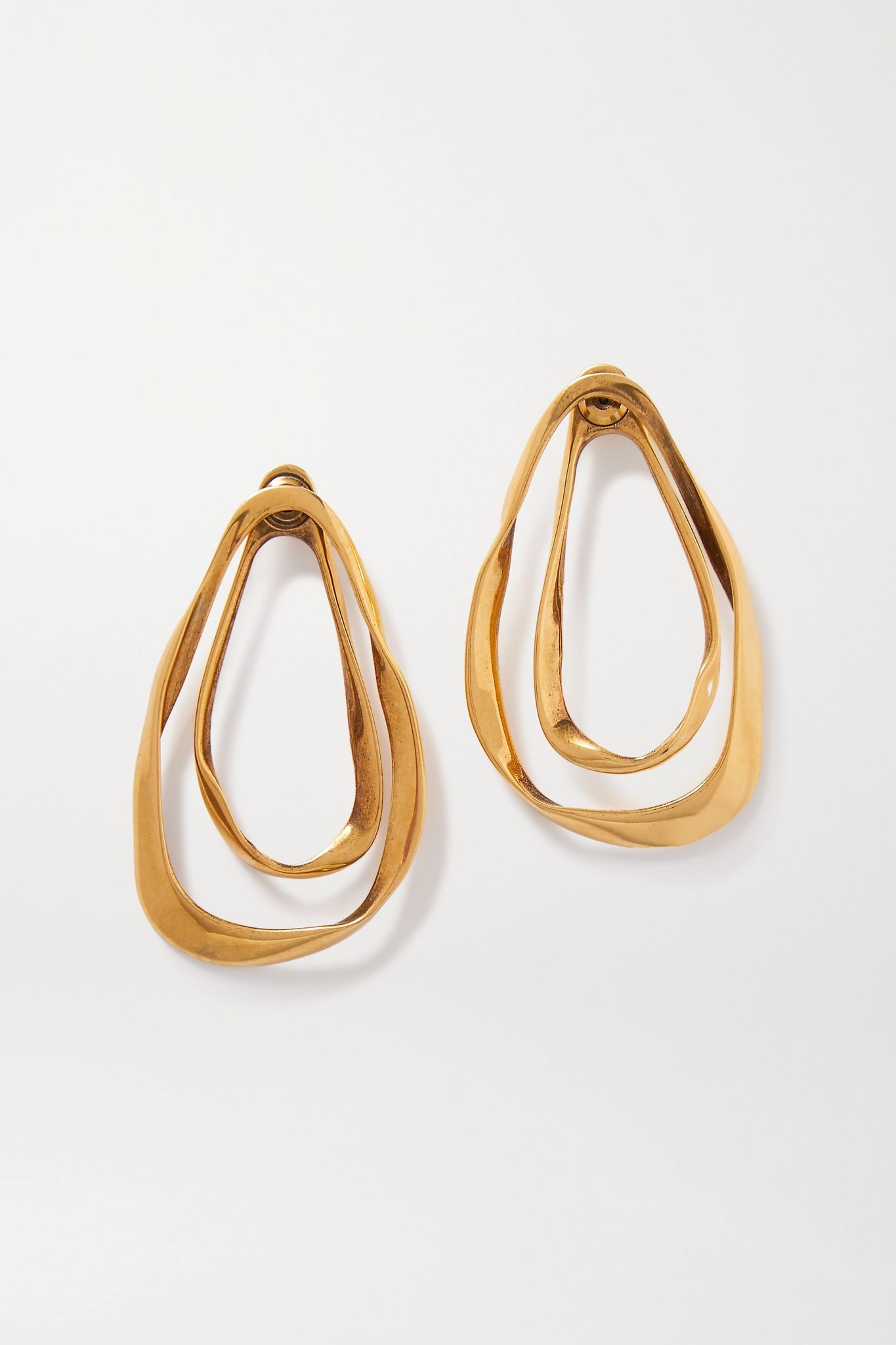 Gold-tone earrings - 1