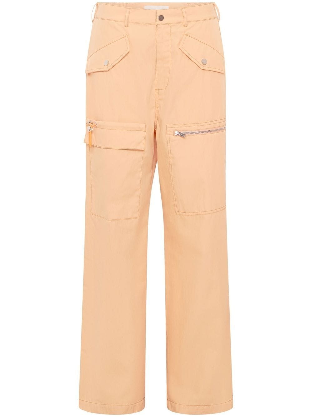 multi-pocket slouched trousers - 1